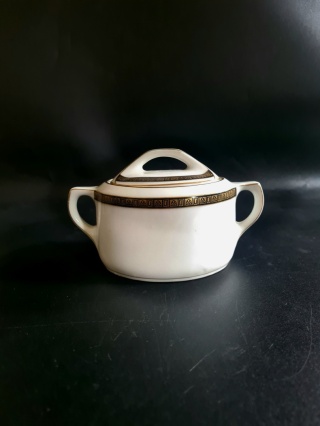 STADTLENGSFELD stuletnia cukiernica osób Art Deco 1920-1931 Porcelana Niemcy