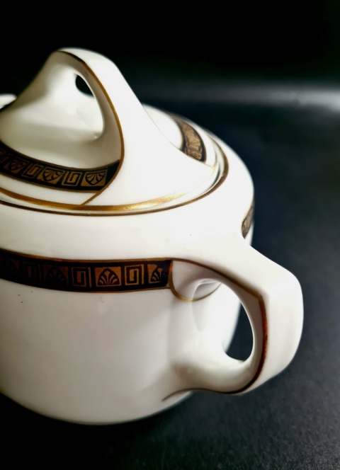 STADTLENGSFELD stuletnia cukiernica osób Art Deco 1920-1931 Porcelana Niemcy