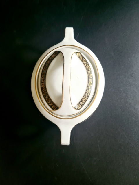STADTLENGSFELD stuletnia cukiernica osób Art Deco 1920-1931 Porcelana Niemcy