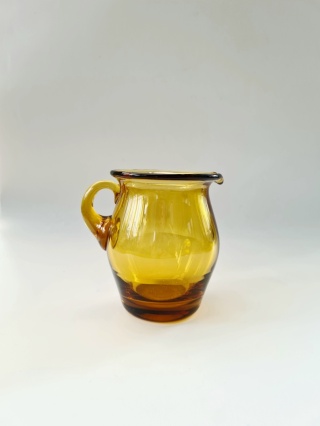 Miodowy dzbanek / mlecznik Spółdzielnia Optyków, Z. Horbowy, 12 cm
