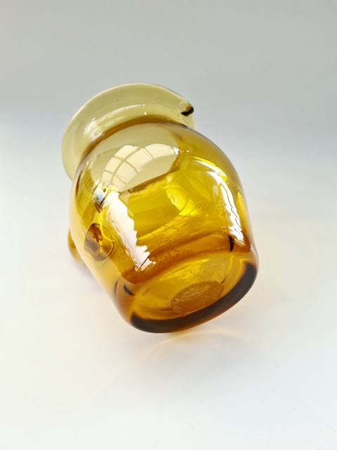 Miodowy dzbanek / mlecznik Spółdzielnia Optyków, Z. Horbowy, 12 cm