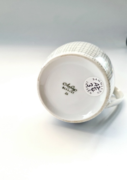 Mlecznik z serwisu Arzberg 2025 Löffelhardt 1957 - złoty medal Triennale Mediolan porcelana