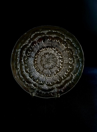 Patera R. Serwicki Flora HSG Ząbkowice 25 cm. design PRL