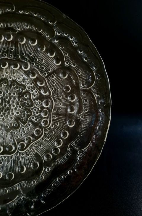 Patera R. Serwicki Flora HSG Ząbkowice 25 cm. design PRL