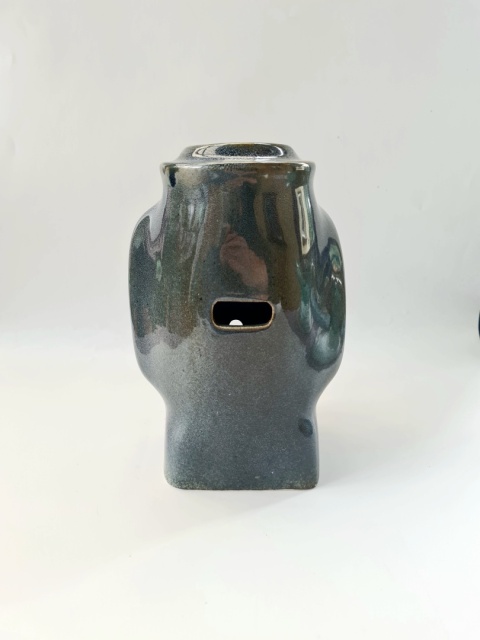 Zegar kominkowy Mirostowice piękna obudowa ceramika / porcelit PRL